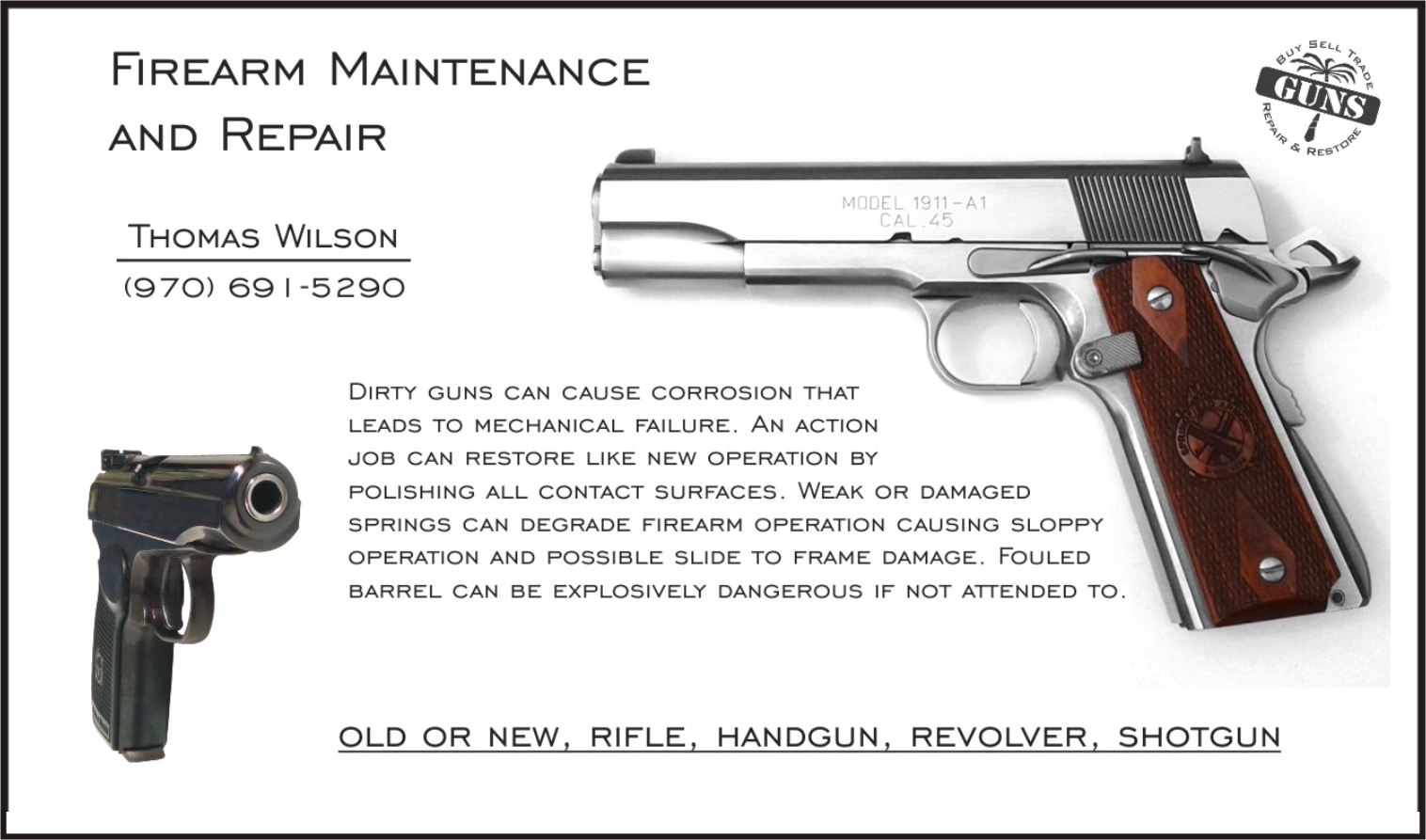 Gun Clean and Repair